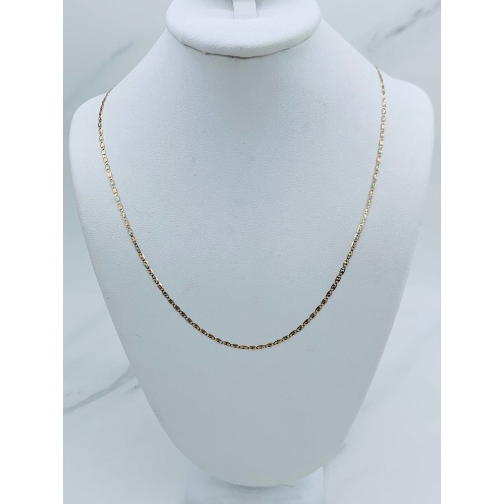10k Gold Necklace Necklace 18” - Cadena En Oro 10k Gold View 2